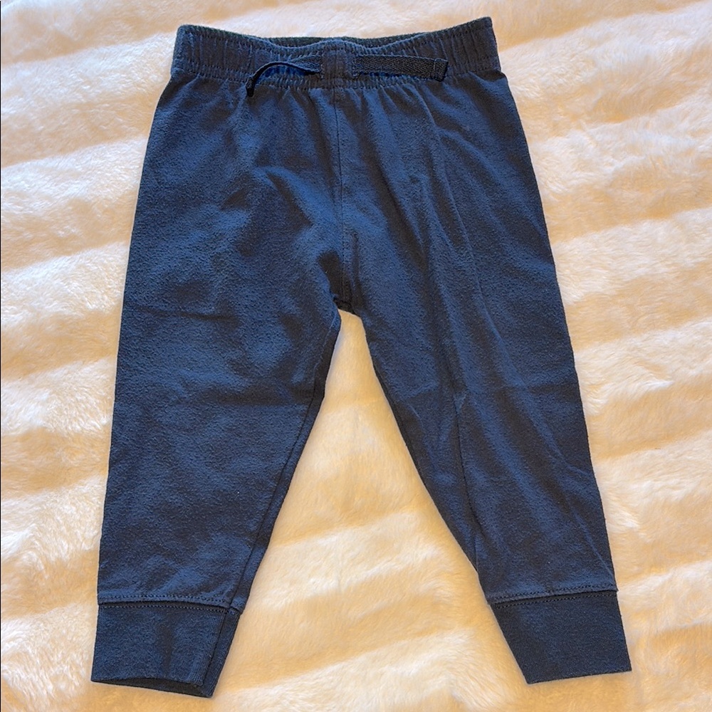 Kids Navy Blue Jogger Pants